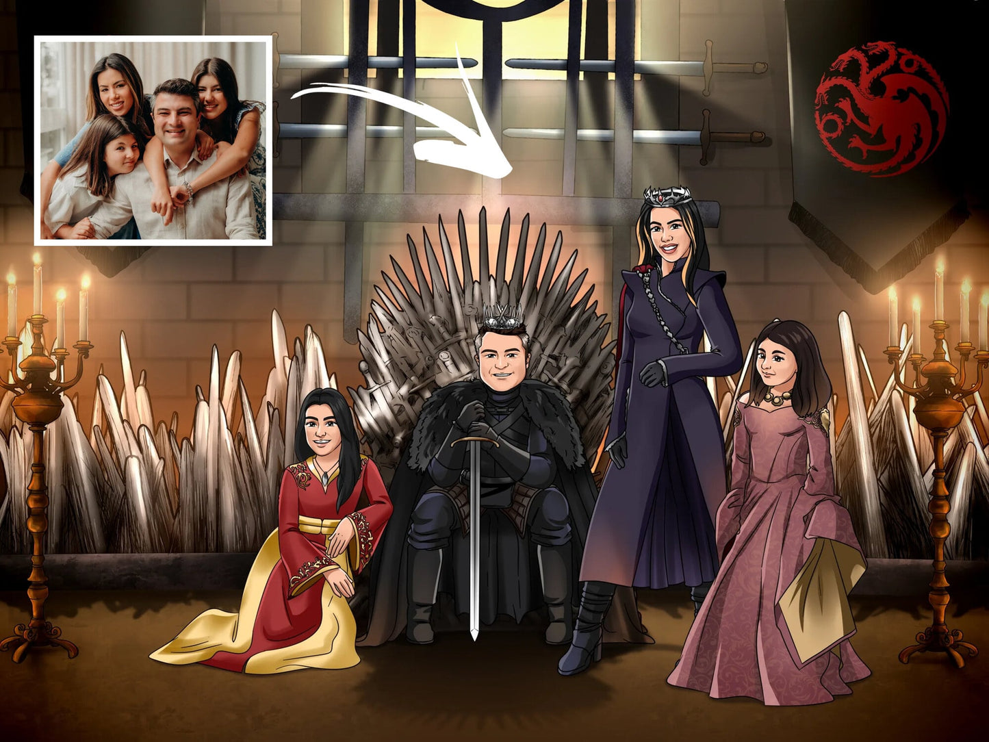 Custom Game of Thrones Portrait