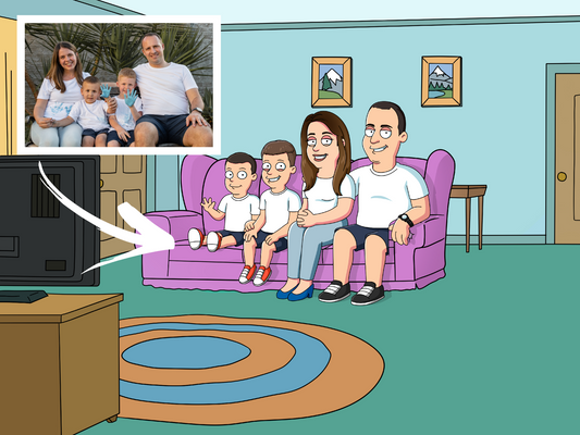 Custom Family Guy Portrait