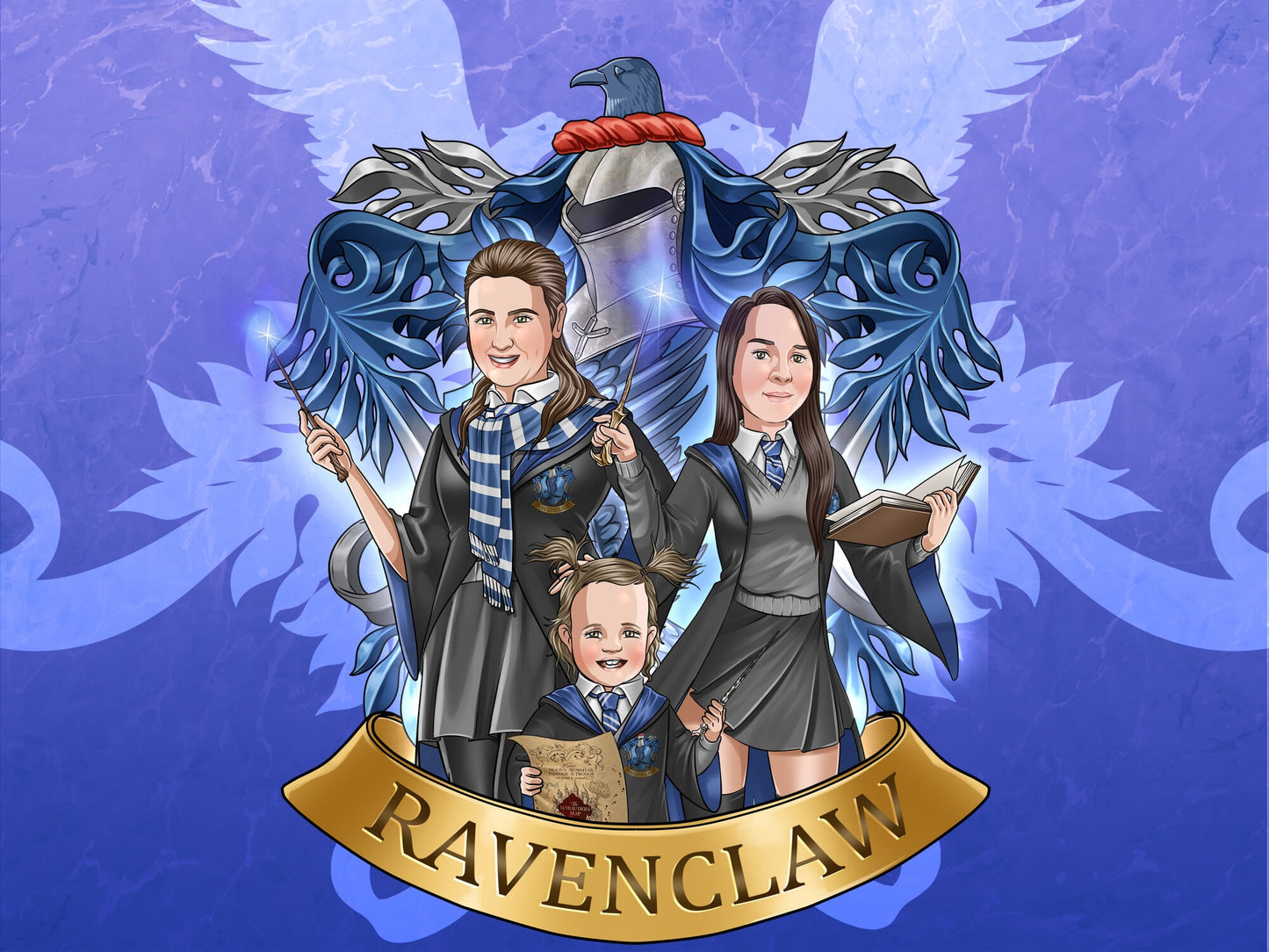 Shoulders Up - Ravenclaw