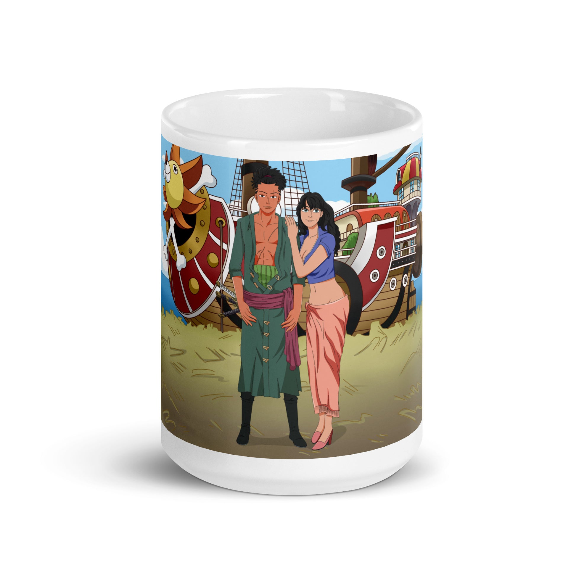 Custom One Piece Anime 15 Oz Coffee Mug By Mounir-art - Artistshot