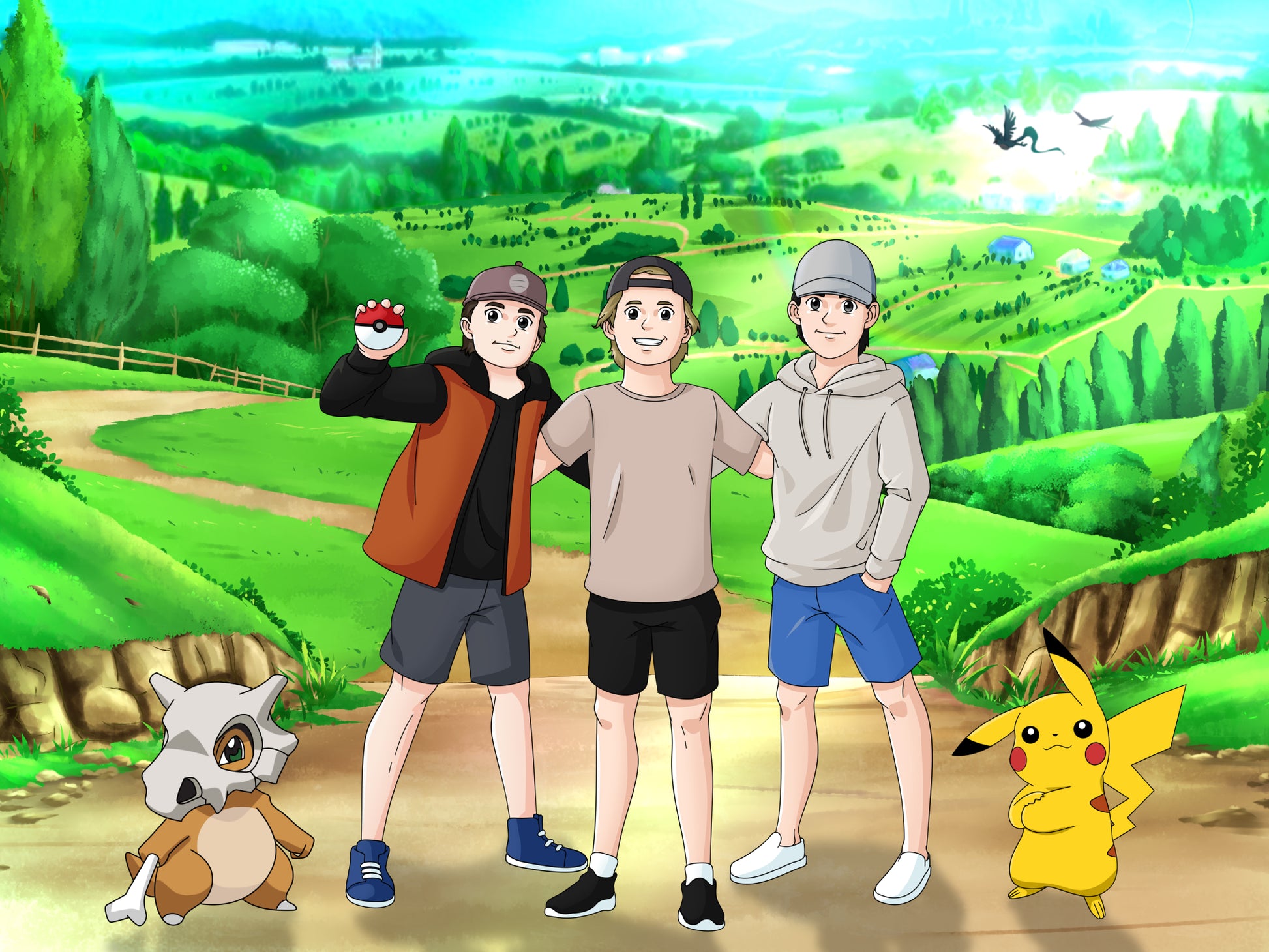 Full Body - Kanto Scenery